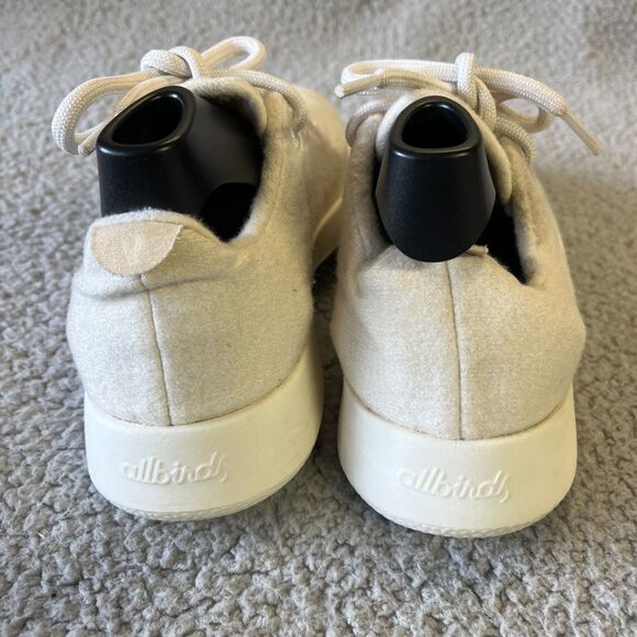 All birds Sneakers Womens 6 White Merino Wool Runners Low Athletic 0320NV1 - Picture 3 of 11